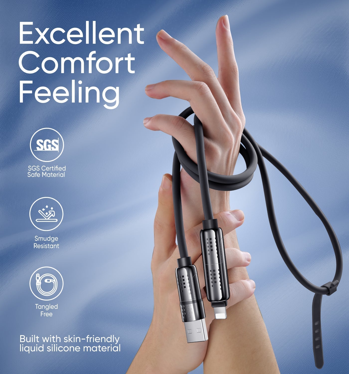 š„ Final 2 Hours Only |ā”4-in-1 USB Charging Cable mFish fast charging
