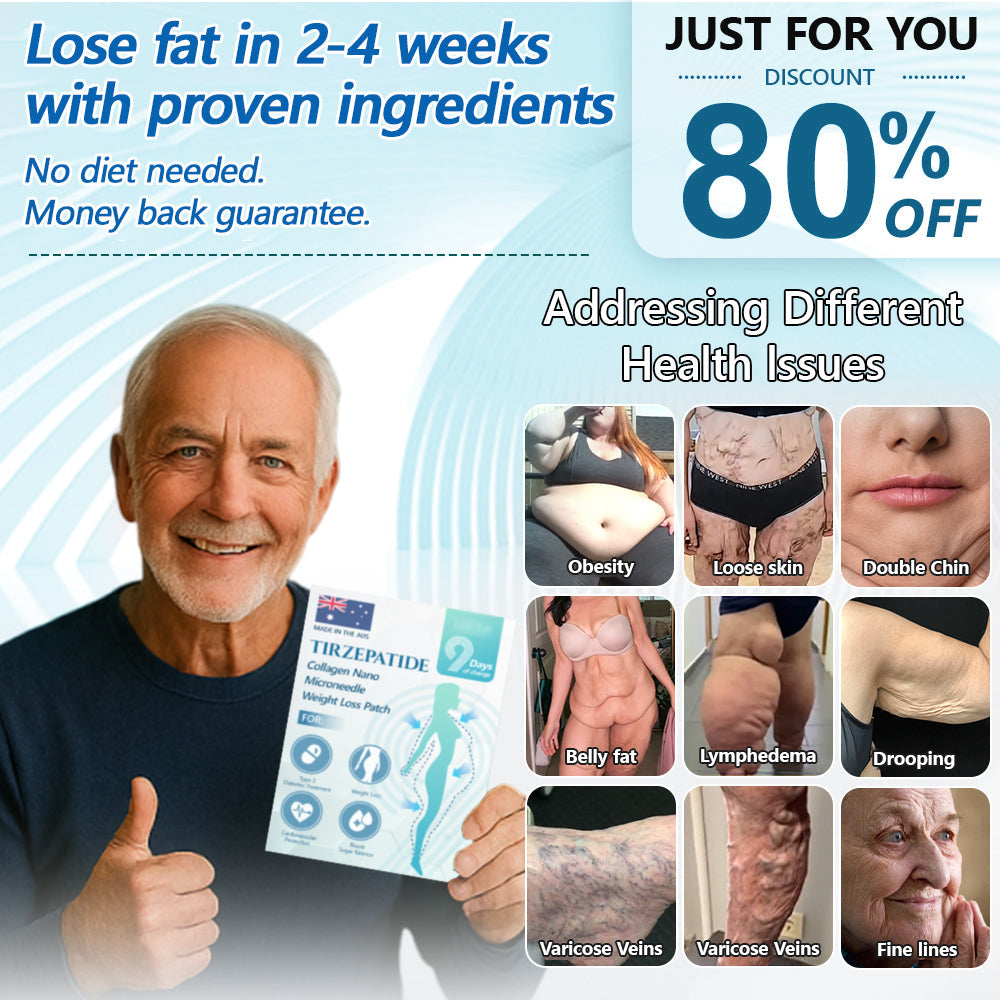 【Final 3 Hours 60% OFF】🏆 Nano Microneedle Patch for Weight Loss, Energy & Health Support