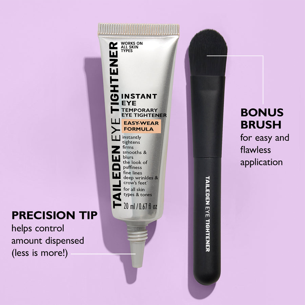 ⏰ Final 3 Hours Sale – Instant Face Tightener No-Filter Primer + FREE Brush!