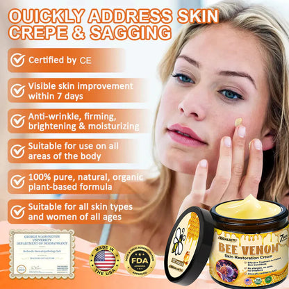 🔥Final 3 Hours: 80% OFF - ODALIX™ Bee Venom Skin Restoration Cream🐝