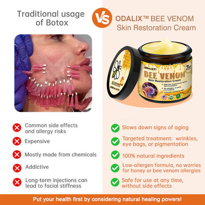 🔥Final 3 Hours: 80% OFF - ODALIX™ Bee Venom Skin Restoration Cream🐝