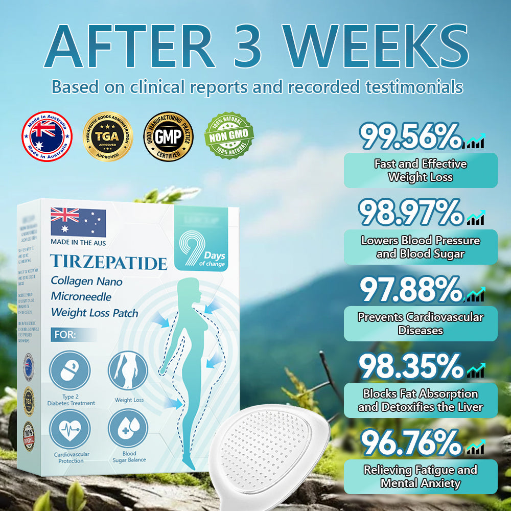 【Final 3 Hours 60% OFF】🏆 Nano Microneedle Patch for Weight Loss, Energy & Health Support